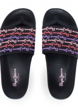Γυναικείες Σαγιονάρες Θαλάσσης Με Φάσα Pepe Jeans Pls70145 999
