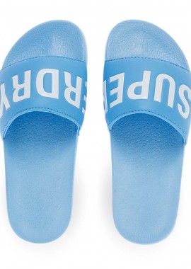 Γυναικείες Σαγιονάρες Θαλάσσης Με Φάσα Superdry Wf310256A Blue Sea