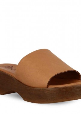 Γυναικεία Δερμάτινα Flatform Parex 12725019
