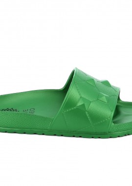 Γυναικεία Σαγιονάρα Ateneo Χρώματος Πράσινο 03 SEA SANDALS.GR