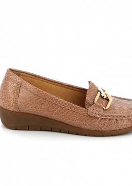 QUNHUI SHOES - Γυναικείο Μοκασίνι Qunhui Shoes Χρώματος Μπεζ VV-A2213