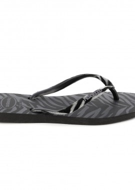 Γυναικεία Σαγιονάρα Havaianas Square Velvet Χρώματος Μαύρο 4148277-0090