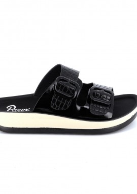 Γυναικεία Comfort Παντόφλα Parex Χρώματος Μαύρο 11527019.Β