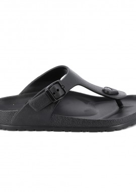 Γυναικεία Σαγιονάρα Ateneo Χρώματος Μαύρο 02 SEA SANDALS.B