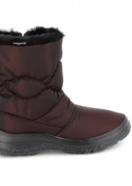 ADAM'S - Γυναικείο Μποτάκι Adam's Apres Ski Χρώματος Μπορντό 591-23504-25.1