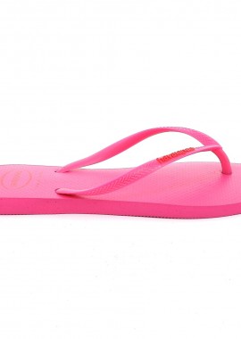 Γυναικεία Σαγιονάρα Havaianas Slim Square Logo Pop Up Χρώματος Ροζ 4148959-5784