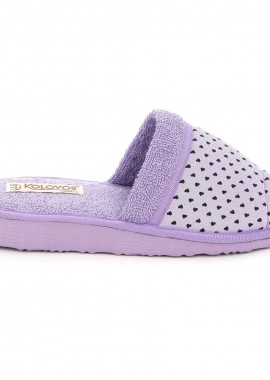 Γυναικεία Πετσετέ Παντόφλα Kolovos Χρώματος Μωβ 83 PURPLE