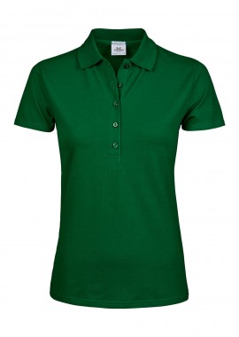 Tee Jays - Γυναικεία Μπλούζα Polo 145 Tee Jays Luxury LS Stretch Forest Green