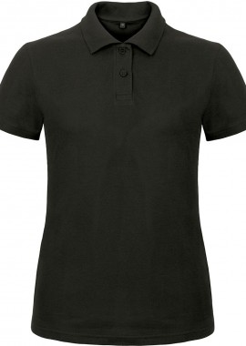 Γυναικείο Μπλουζάκι Polo Pique ID.001 B & C Black