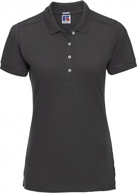 Russell - Γυναικείο Μπλουζάκι Polo R-566F-0 Russell Slim Fit Stretch Black