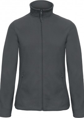 B & C - Γυναικεία Ζακέτα Micro Fleece ID.501 B & C Full Zip Dark Grey