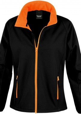 Result - Γυναικείο Μπουφάν Softshell R231F Result Core Black/Orange