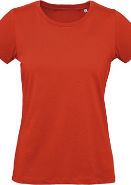 Γυναικείο T-Shirt TW049 B & C Inspire Plus Organic Fire Red