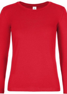 Γυναικείο T-Shirt Μακρυμάνικο TW08T B & C Red