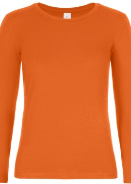 B & C - Γυναικείο T-Shirt Μακρυμάνικο TW08T B & C Urban Orange
