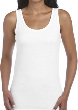 Γυναικείο Tank Top 64200L Gildan Softstyle White
