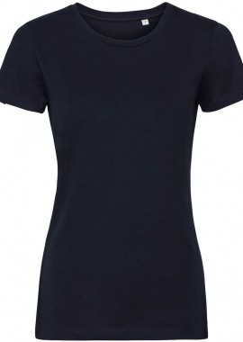 Γυναικείο T-Shirt R-108F-0 Russell Organic White French Navy