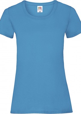 Fruit of the Loom - Γυναικείο T-Shirt Lady-Fit Valueweight 61-372-0 Fruit of the Loom Azure Blue