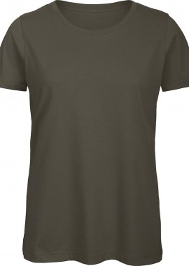 Γυναικείο T-Shirt TW043 B&C από 100% Οργανικό Βαμβάκι Khaki Green