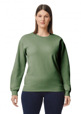 Φούτερ Crewneck SF000 Gildan Softstyle Midweight Fleece Adult Military Green