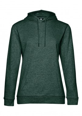 Γυναικείο Φούτερ French Terry WW04W B & C Heather Dark Green