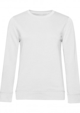 B & C - Γυναικείο Φούτερ WW32B B & C Organic Crew Neck French Terry White