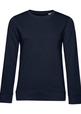 Γυναικείο Φούτερ WW32B B & C Organic Crew Neck French Terry Navy Blue