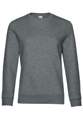 Γυναικείο Φούτερ WW01Q B & C Queen Crewneck Heather Mid Grey