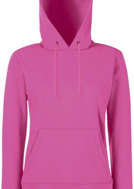 Γυναικείο Φούτερ με Κουκούλα 62-038-0 Fruit of the Loom Fuchsia