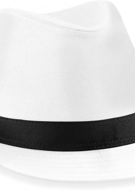 Καπέλο Fedora B630 Beechfield White/Black