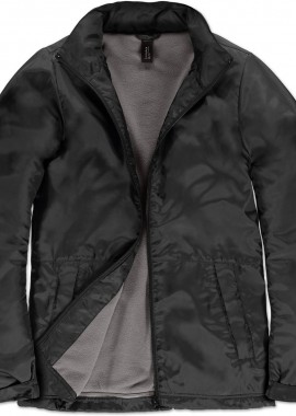 B & C - Γυναικείο Μπουφάν JW826 B&C Multi-Active Black/Warm Grey