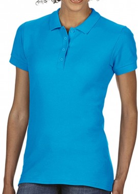 Gildan - Γυναικεία Μπλούζα Polo 64800L Gildan Softstyle Double Pique Sapphire