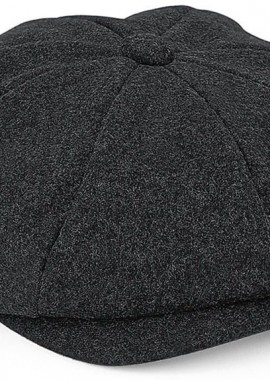 Τραγιάσκα B629 Beechfield Melton Wool Charcoal Marl