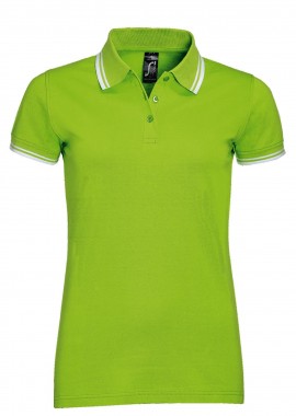 SOLS - Γυναικείο Πόλο Πικέ 00578 SOL'S Pasadena Lime/White