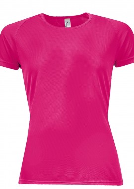 SOLS - Γυναικείο T-Shirt Sporty 01159 SOL'S Neon Pink 2