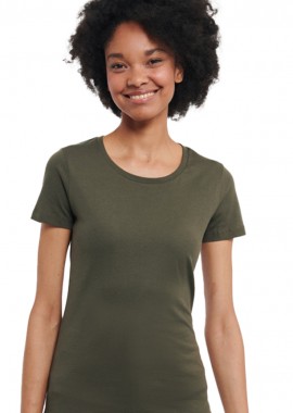 Russell - Γυναικείο T-Shirt R-108F-0 Russell Organic White Dark Olive