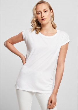 Γυναικείο T-Shirt BY021 Build Your Brand Ladies Extended Shoulder Tee White