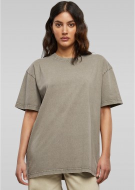 BYB - Γυναικείο Πουκάμισο BY270-02726 Build Your Brand Acid Wash Oversized Asphalt