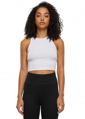 Urban Classics - Γυναικεία Μπλούζα Cropped Rib TB6185-00220 Urban Classics White