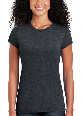 Gildan - Γυναικείο T-Shirt 64000L Gildan Fitted Ring Spun Dark Heather