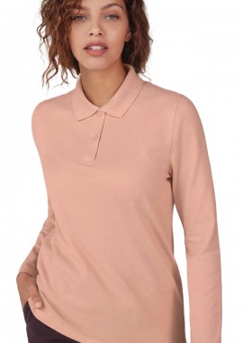 Γυναικεία Μακρυμάνικη Μπλούζα Polo PW464 B&C My Polo 210 LSL Nude