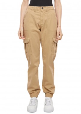 Urban Classics - Γυναικείο Παντελόνι Utility Cotton Twill TB5454-03738 Urban Classics unionbeige