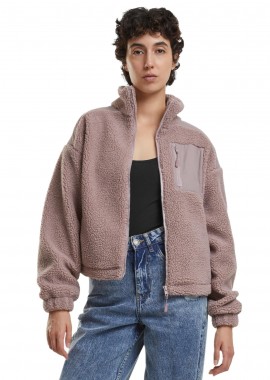 Γυναικείο Μπουφάν Sherpa Mix TB6068-02913 Urban Classics Duskrose