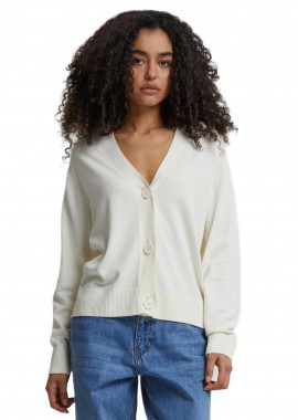 Ladies Knitted Cardigan Urban Classics TB6900-02903 Whitesand