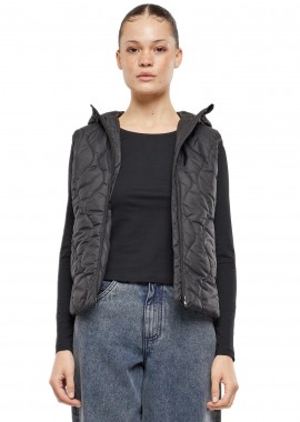 Urban Classics - Γυναικείο Αμάνικο Μπουφάν Super Light Puffer TB7009 Urban Classics Black Black