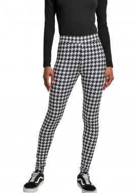 Γυναικείο Κολάν Ladies Soft AOP TB4771-04010 Urban Classics blackhoundstooth