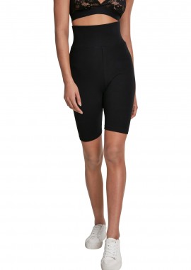Urban Classics - Γυναικείο Αθλητικό Σορτς TB2632 Urban Classics High Waist Cycle Black Black