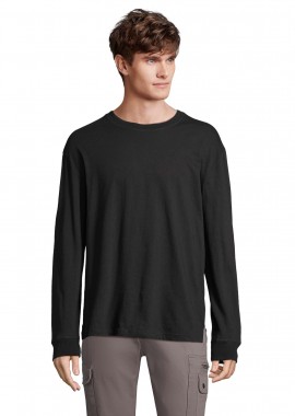 Μακρυμάνικο T-shirt 03982 Sol's Pioneer LSL Deep Black