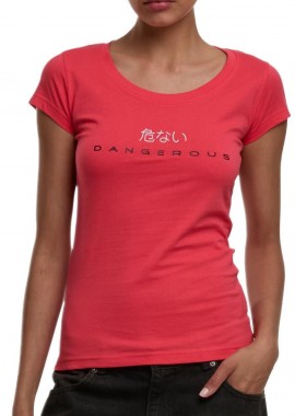 T-Shirt DLTS135-04041 Dangerous DNGRS Loud Pink/White