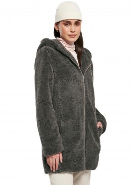 Urban Classics - Γυναικείο Μπουφάν Sherpa TB1755-00075 Urban Classics Brown